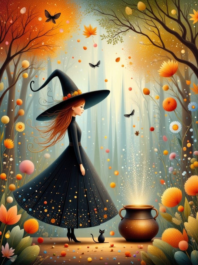 Autumn witch.