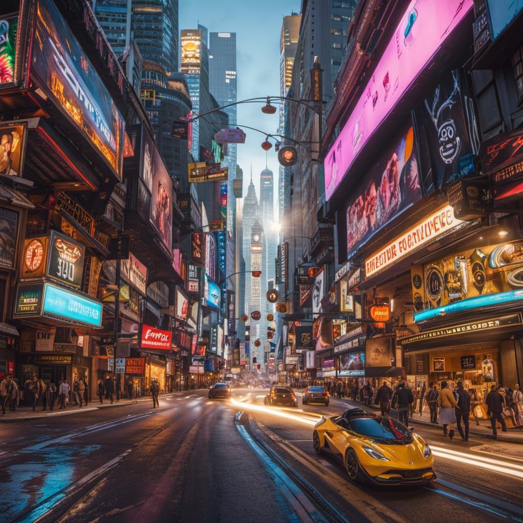 Cyberpunk Techwear Fashion in Hyperdetailed Photorealism