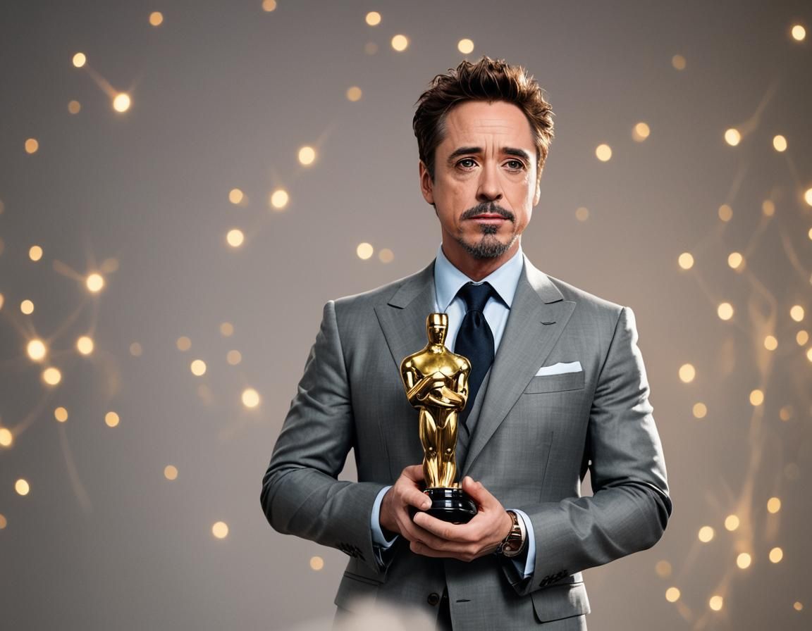 Robert Downey Jr. Wins Oscar: Professional Photo