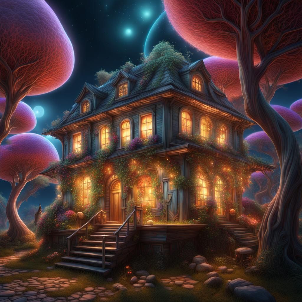 Magical Surreal Universe with Cottage Punk Elements