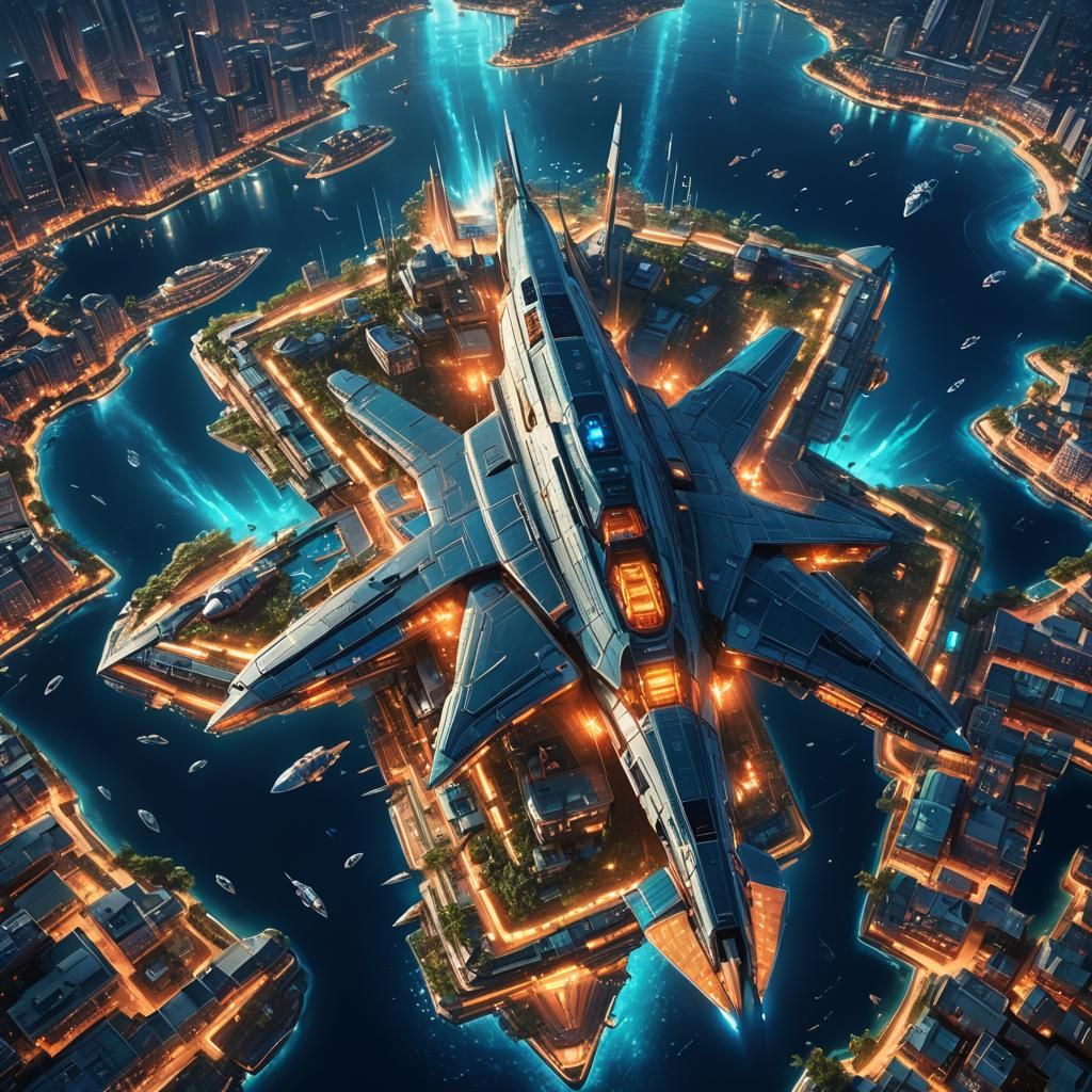 Underwater City Reveals Spaceship in Bermuda Triangle