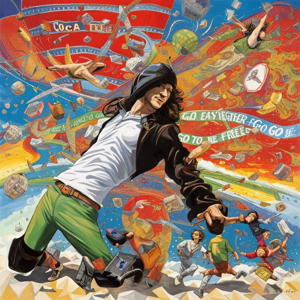 Abstract Concept of Freedom and Ease