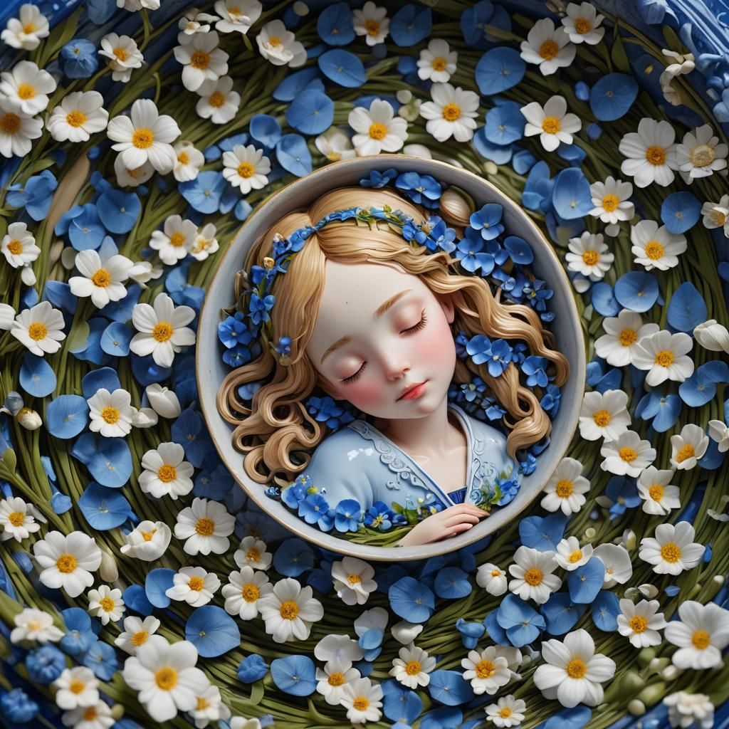 Thumbelina's Floral Dream: Fantasycore Masterpiece