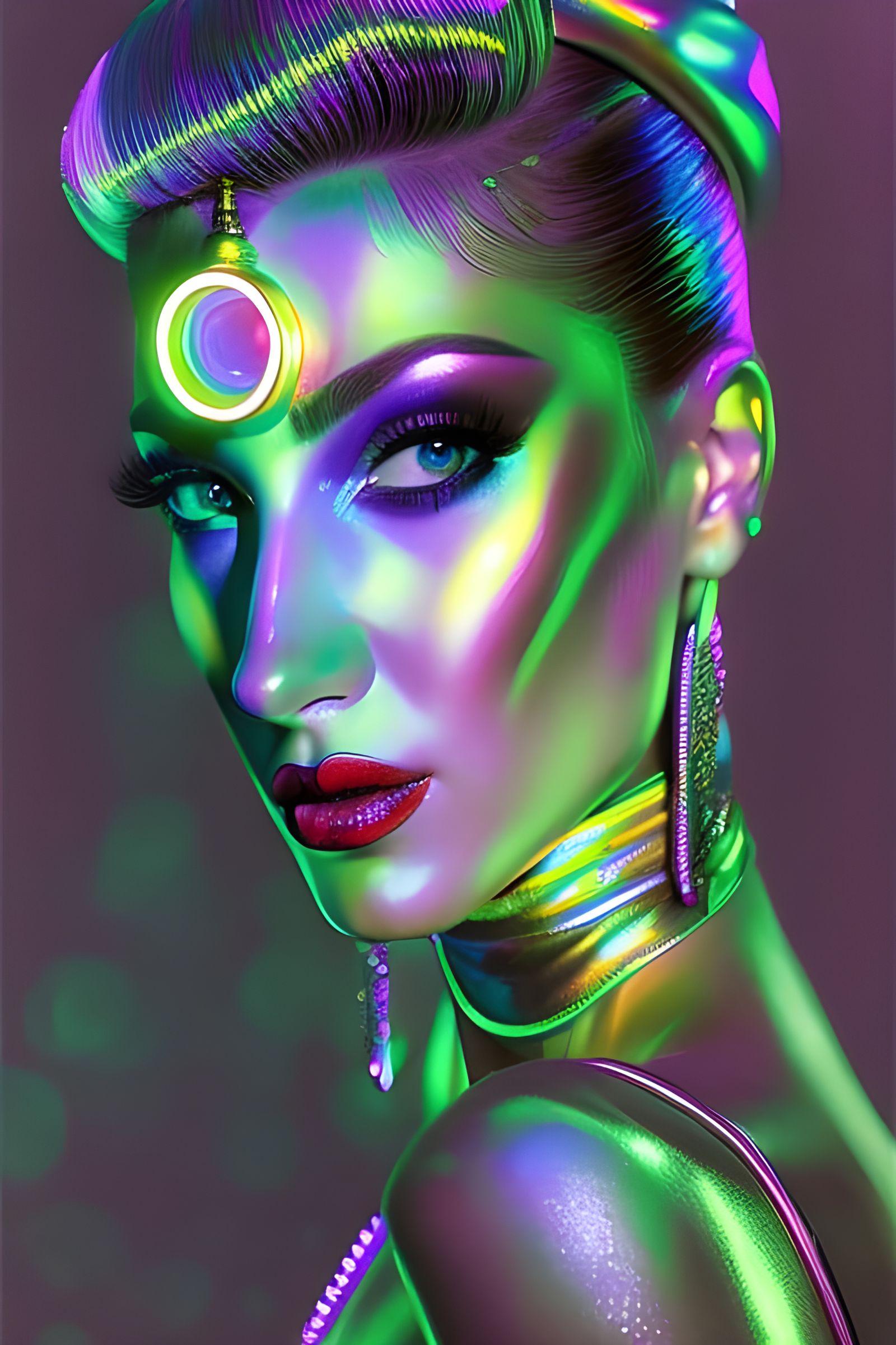Neon Rave Queen