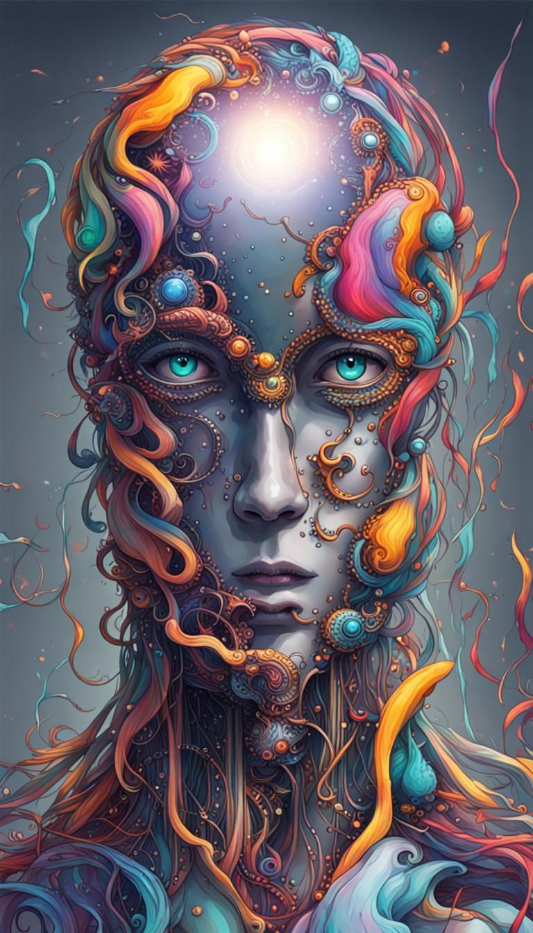 AI Soul: A Colorful, Detailed, and Sharp Depiction