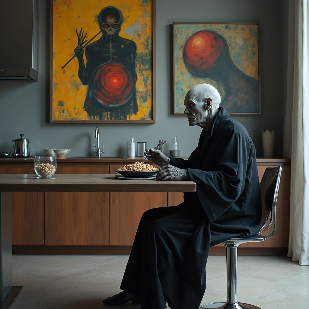 Voldemort's Modern Breakfast: An Abstract Expression