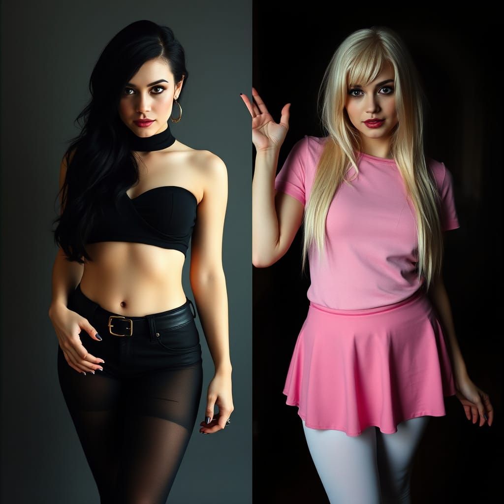 Goth Princess Transformed into a Flawless Barbie