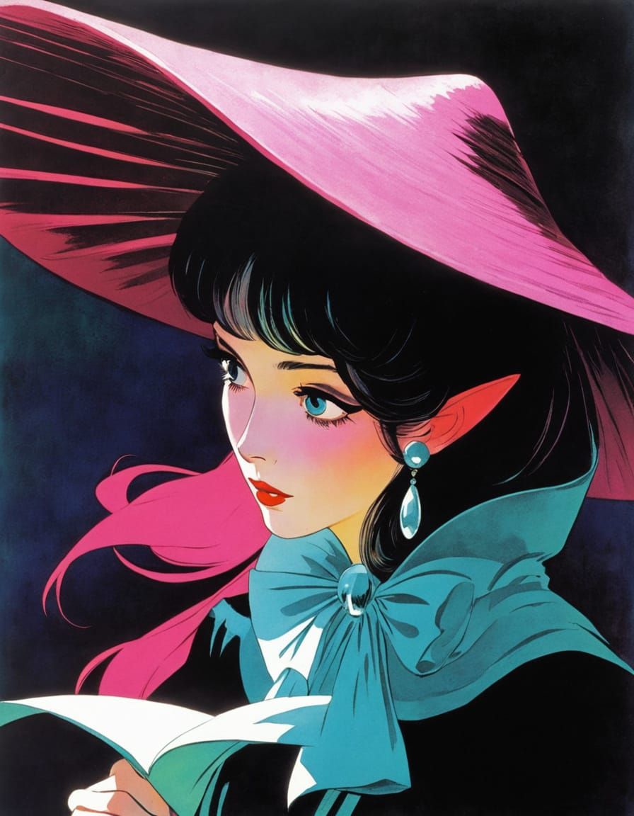 ephemera, satiny, expressive linework