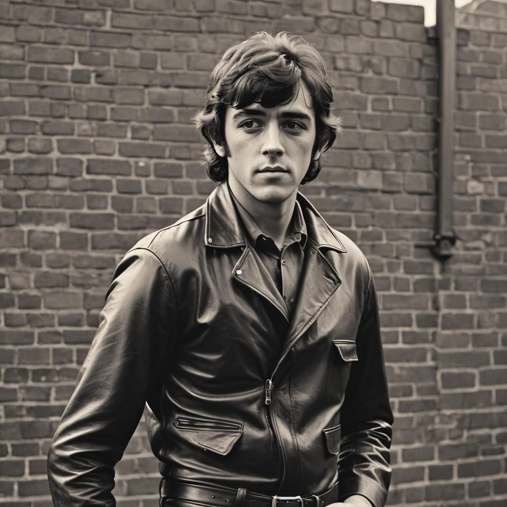 Richard Beckinsale Inspired 1960s Pin-Up Photo