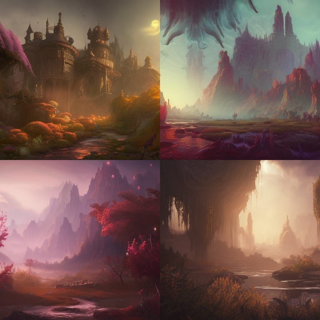 Faded Memories: Detailed Matte Painting in Deep Color