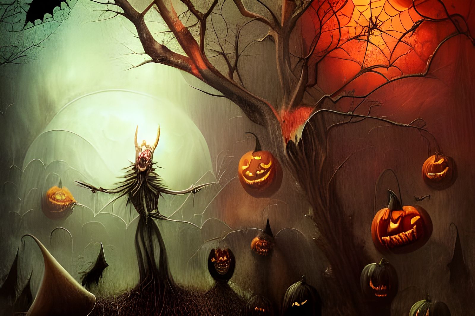 Hyperdimensional Halloween Horror in Photorealistic Style