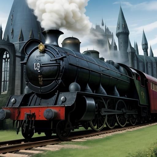Hogwarts Express AI Image