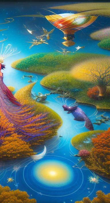 Fairytale Roadmap: Transformative Journey in Rich Colors