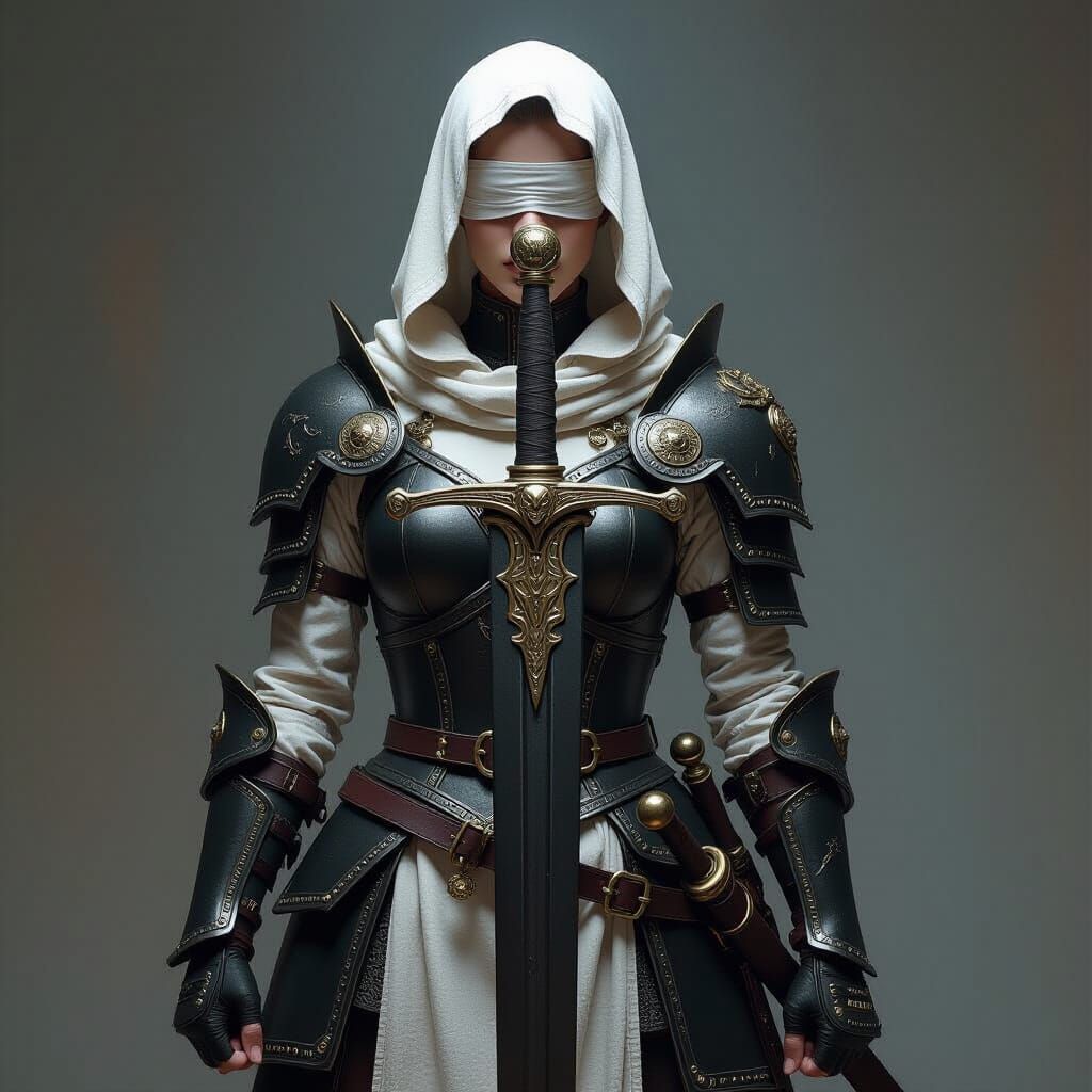 Ornate European Longsword in Dark Fantasy Style