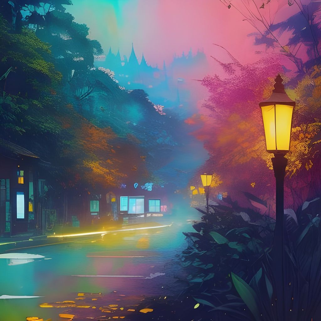 World Travel: Digital Watercolor Postcard Illustration