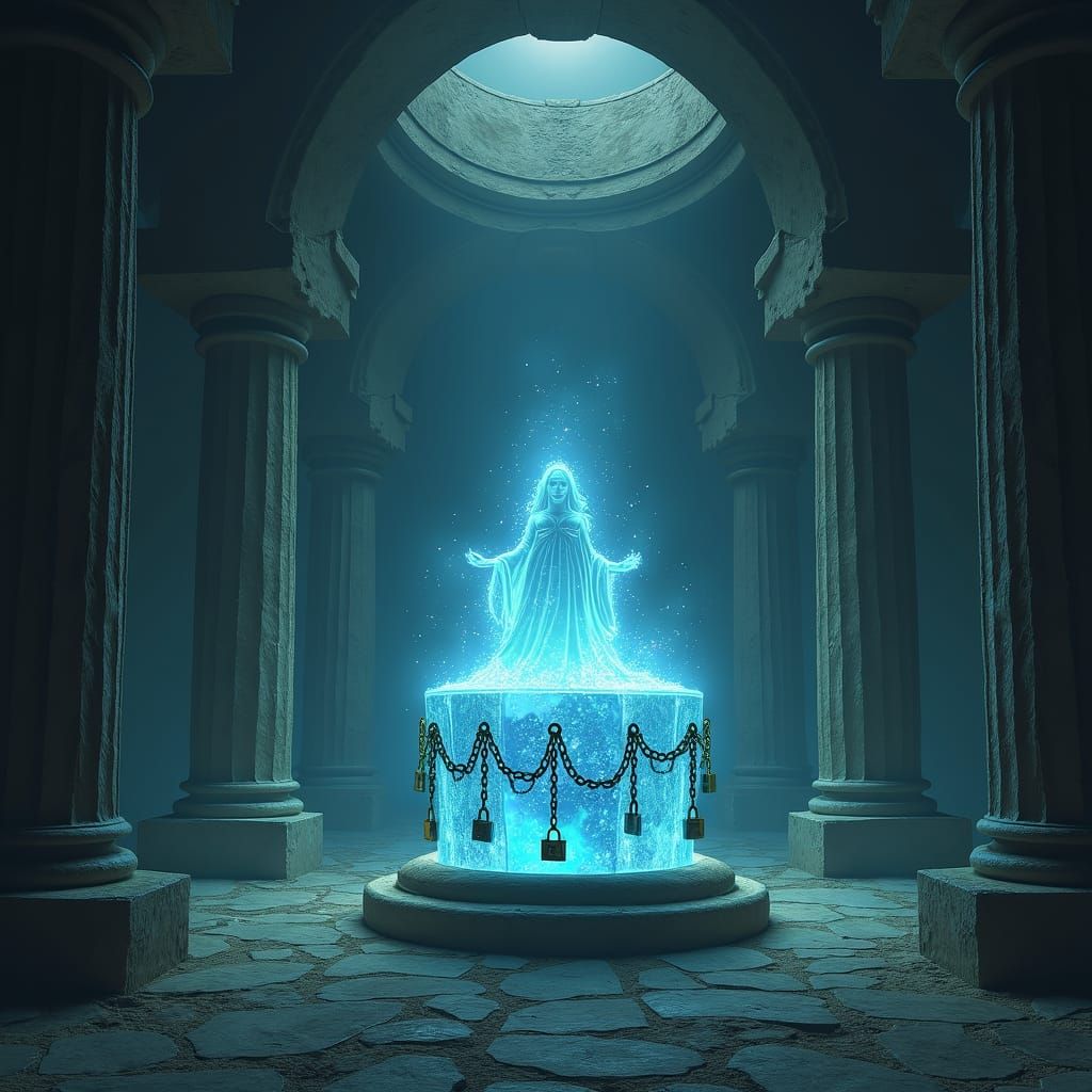 Crystal Coffin of the Sleeping Goddess