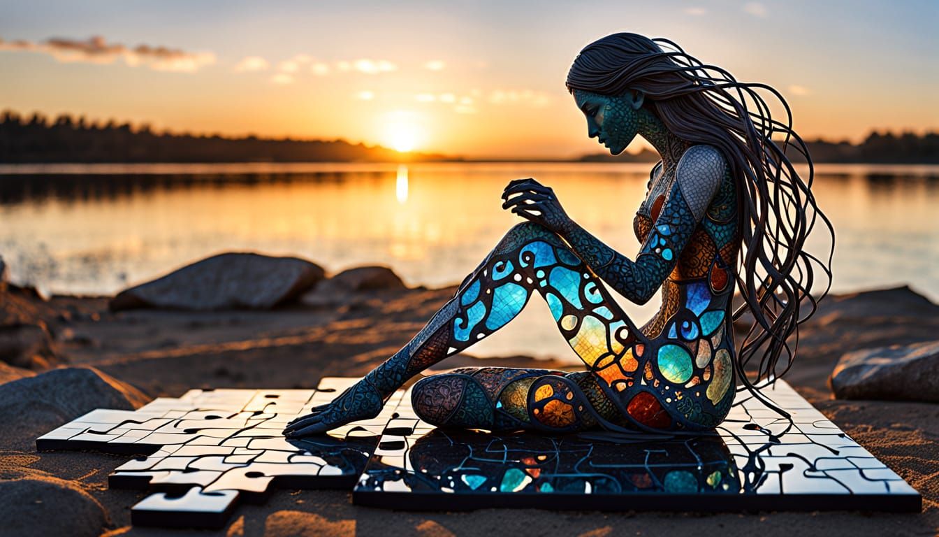 Surreal Bio Art Sculpture Celebrating Strength and Resilienc...