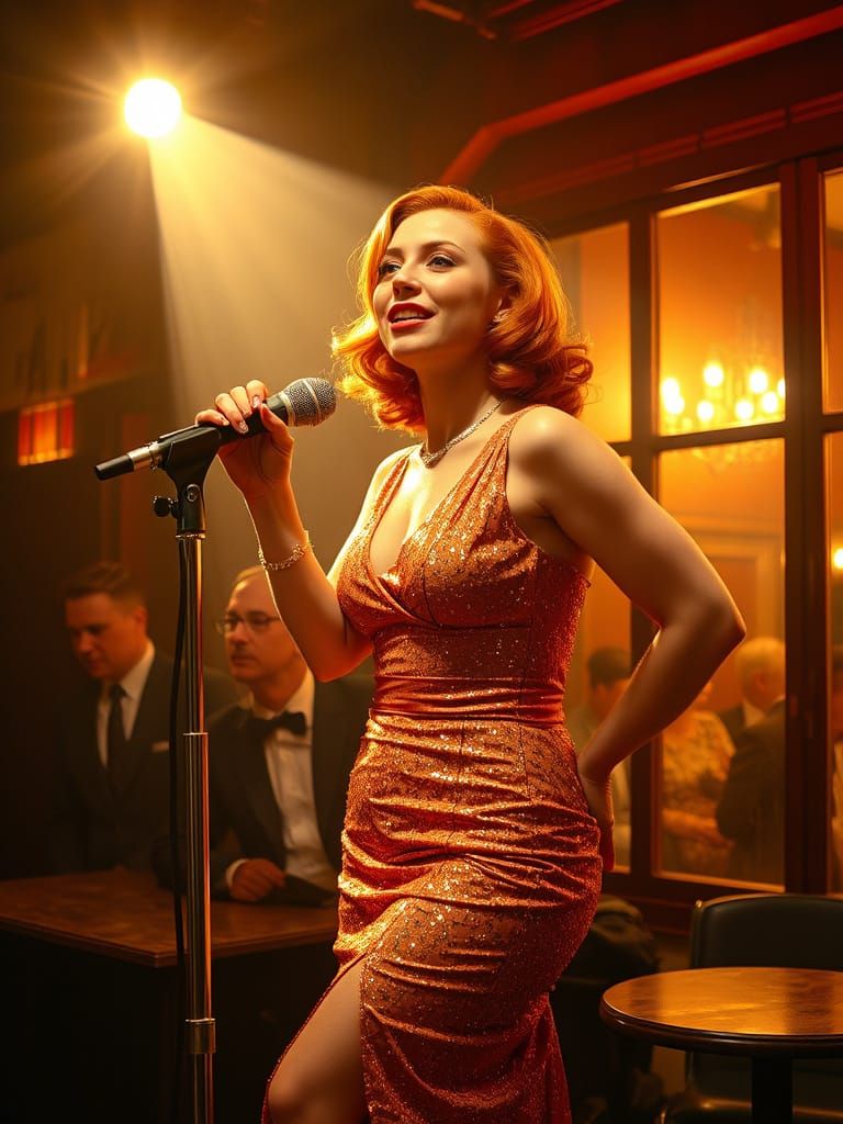 Vintage Songstress Shines Bright in Smoky Speakeasy