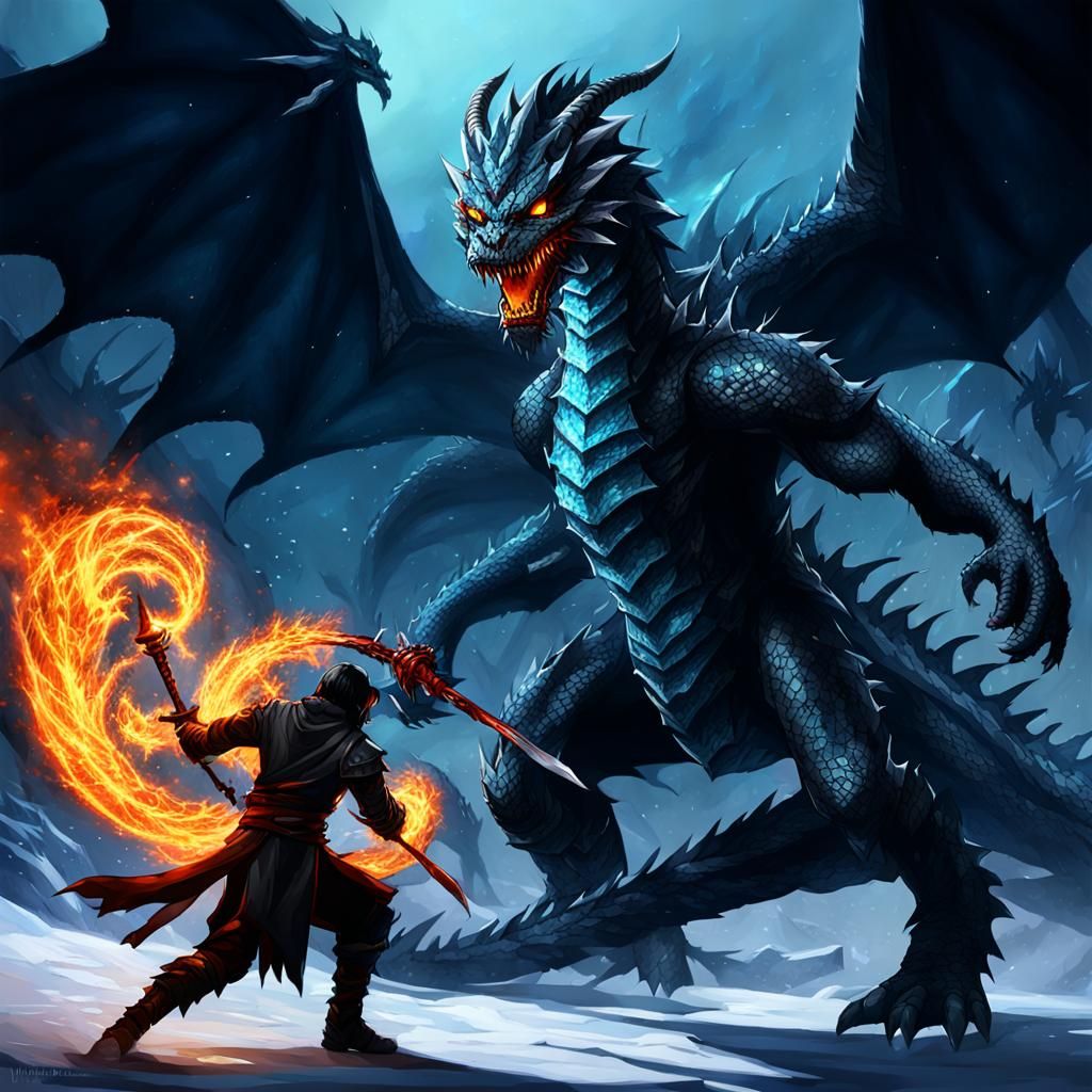 Epic Battle: Undead Assassin vs Shadow Dragon