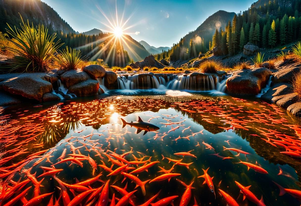 (The suns ray light thevpond1.5) .(A unsettling, uncanny, li...