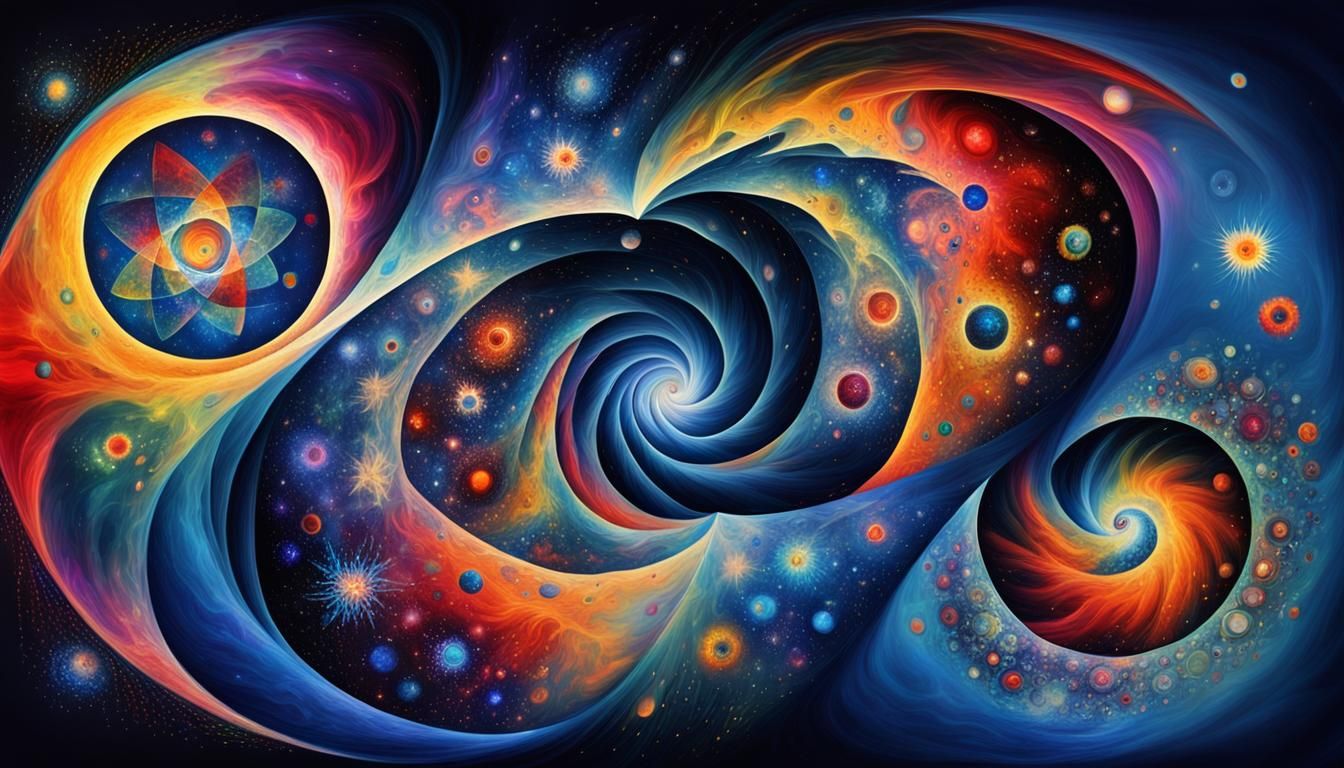 Surreal Celestial Patterns Emerge from Fractal Magnetosphere