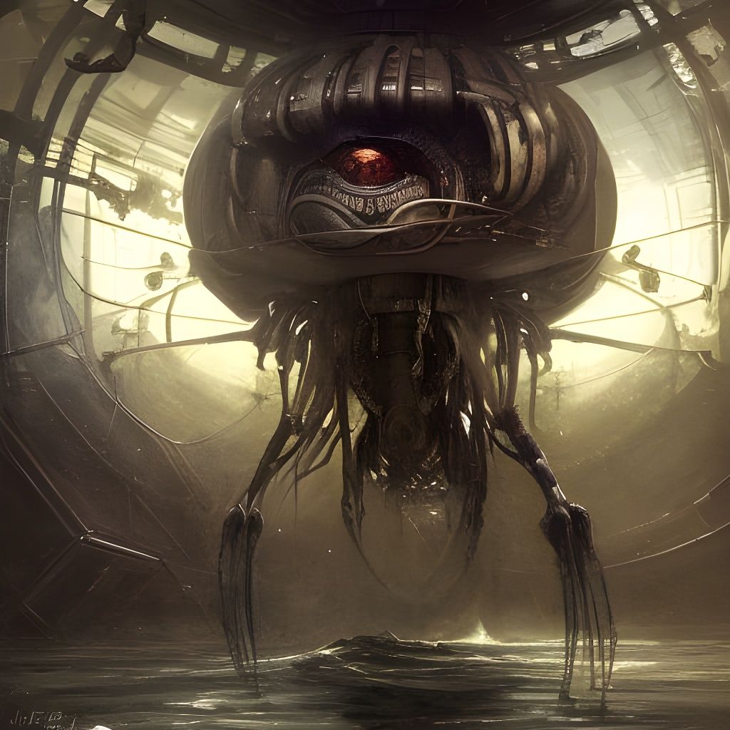 Derelict Spaceship Exploration: The central parasite system