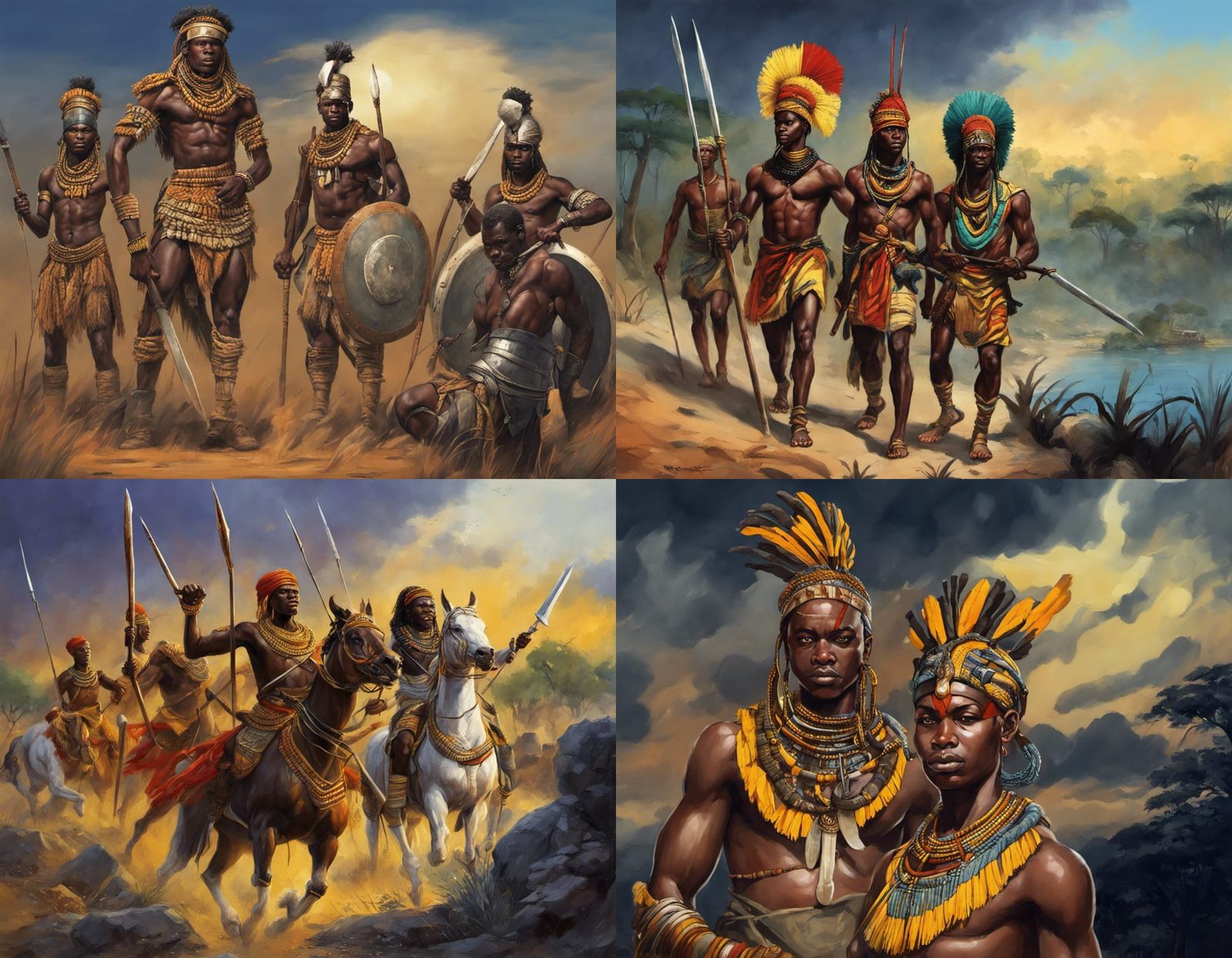 Image of African Warriors