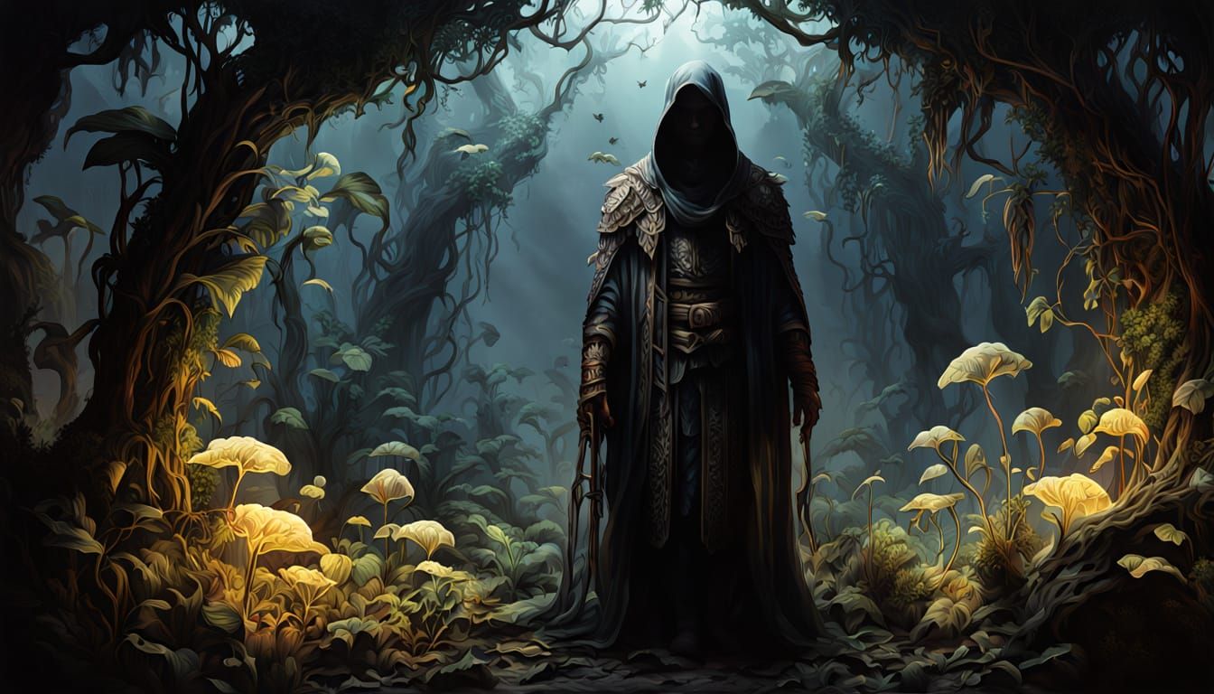 Surreal Plants Emerge from Bone in Stygian Fantasy