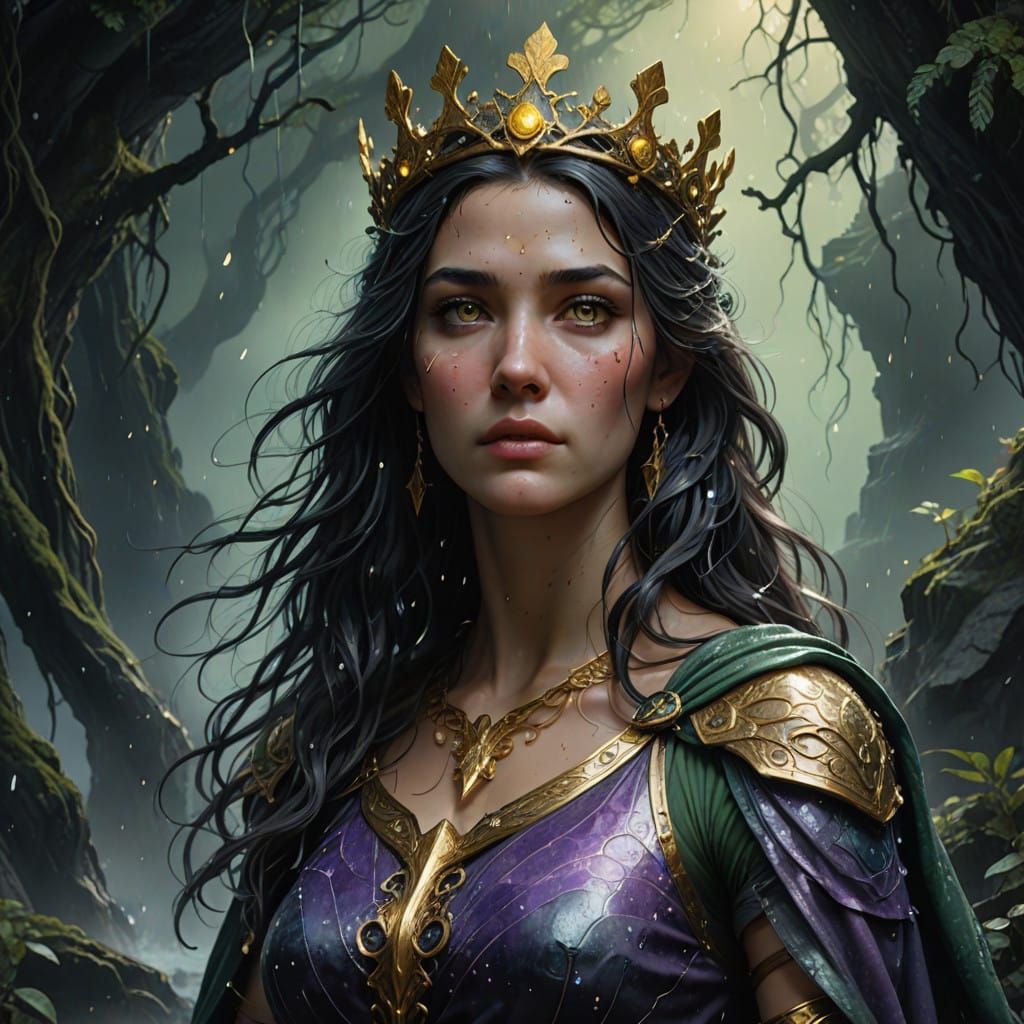 Goddess of Love in Dystopian Ruin