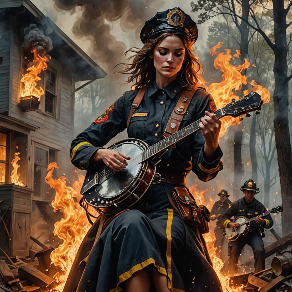 Fiery Banjo Serenade in a Sinister Style