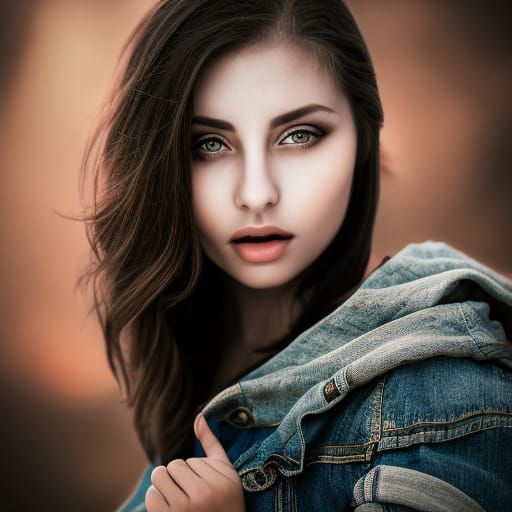 Chocolate Fountain Portrait with Bokeh and Natural Lighting