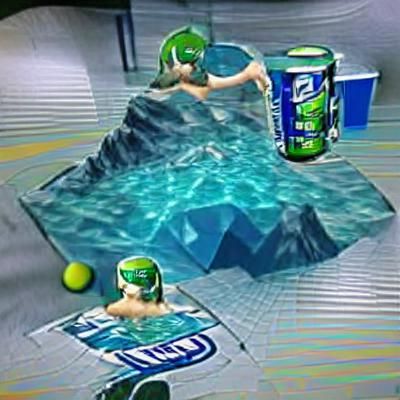Mountain Dew GameCube Swimming Pool
