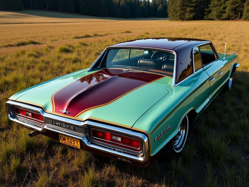 Custom 1965 Thunderbird in Oregon Field