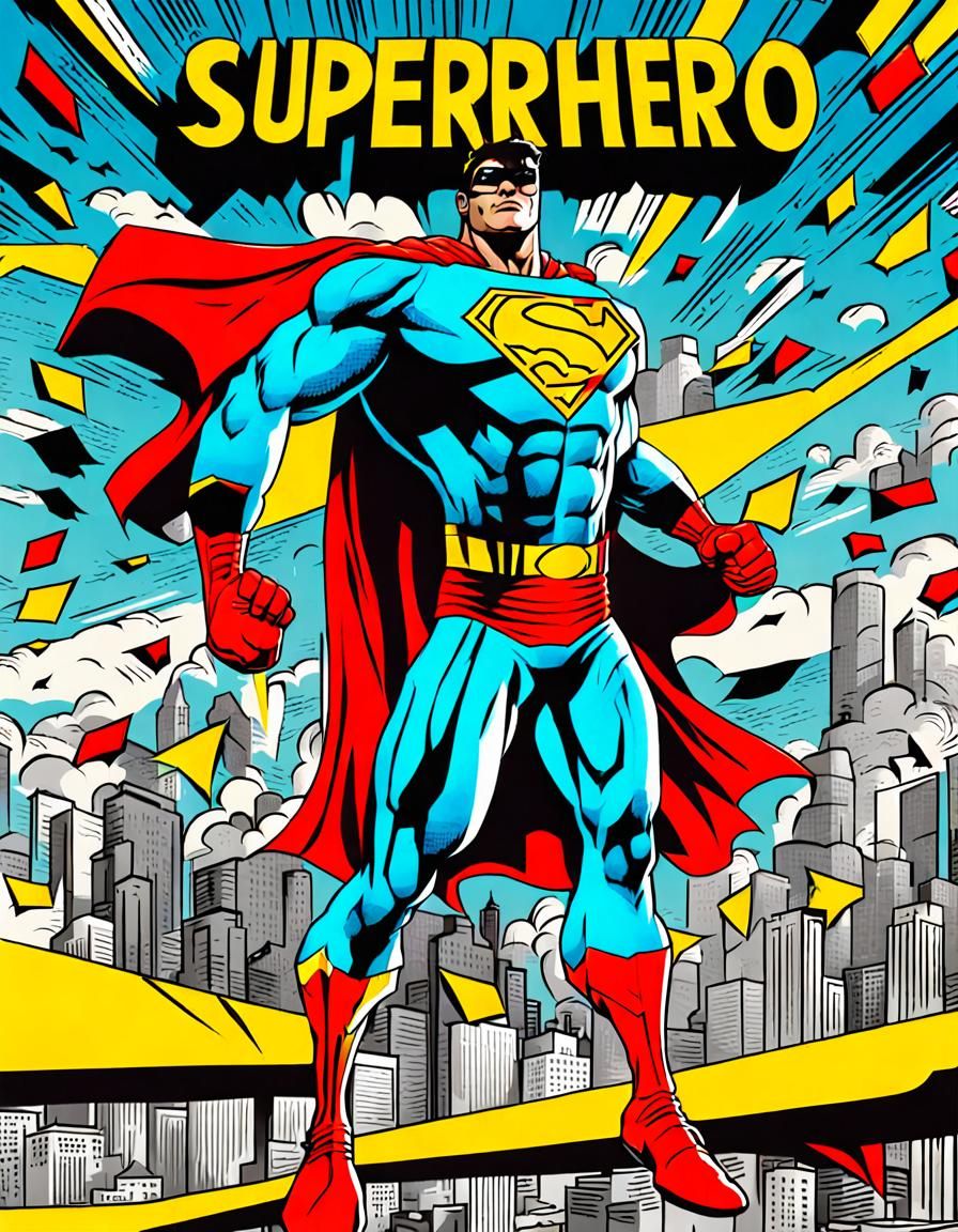 AI Generated Superhero Image