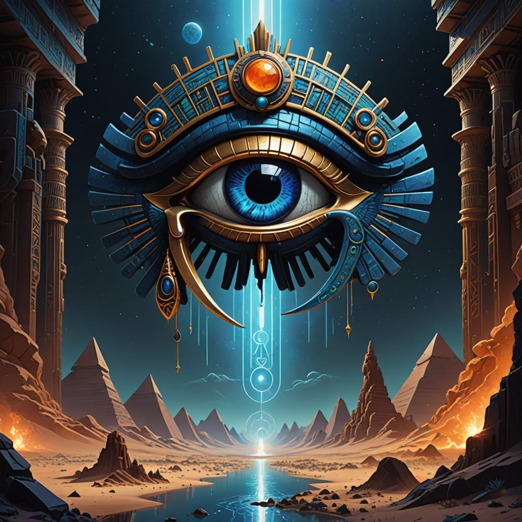 Celestial Eye of Ra in Ultra-High Definition