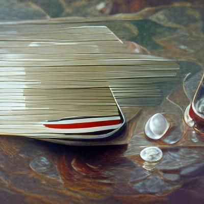Deck of Cards in Oil Painting Style