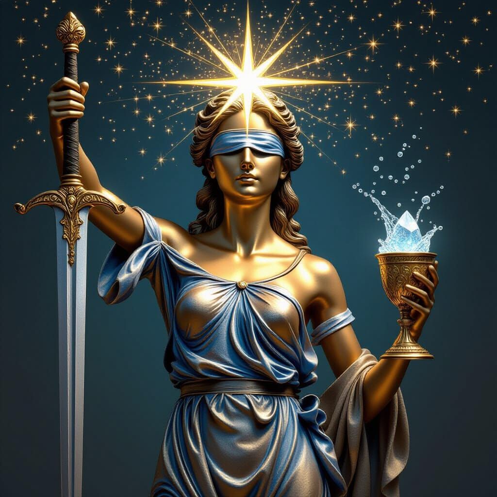 Justice Illuminated by Stars and Shadow, Sword of Light