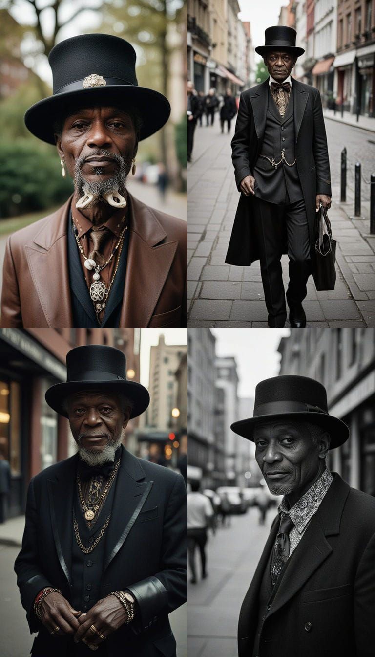 Papa Legba in Elegant Streetwear