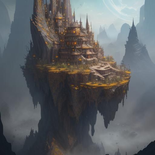 Detailed Matte Painting of a Bee