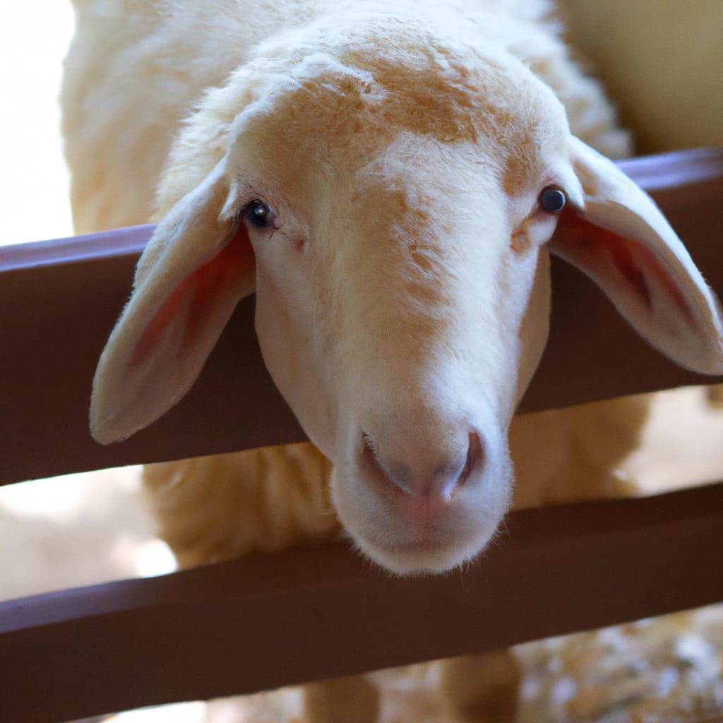 AI Image: Sheep Resembling Monkeys