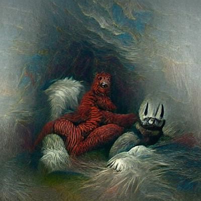 Furry Horror in Gustave Doré Style
