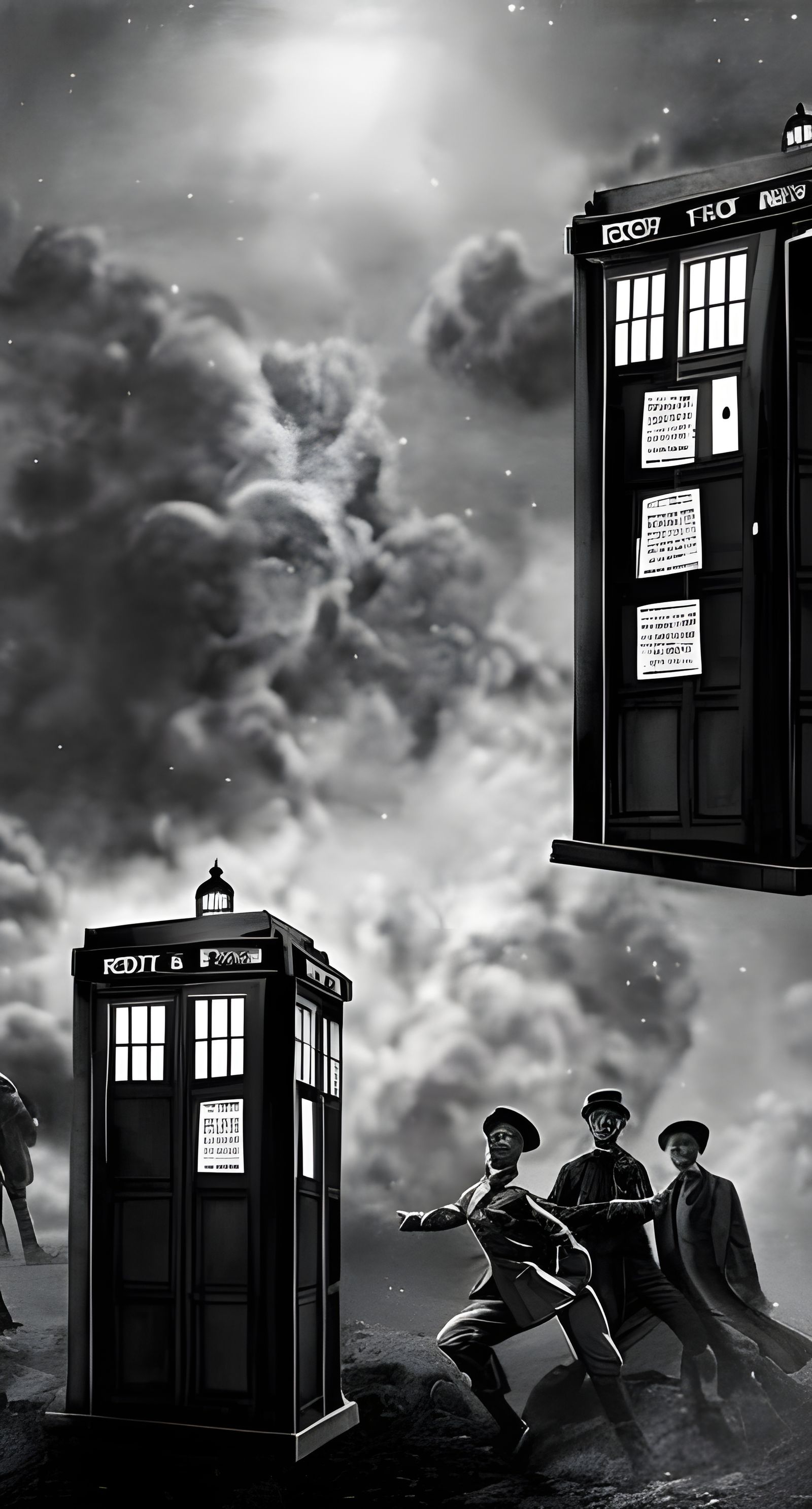 Doctor Who and TARDIS in World War II