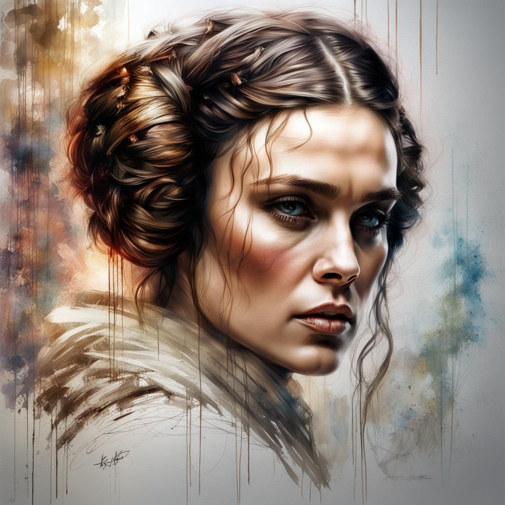 Keira Knightly as Princess Leia