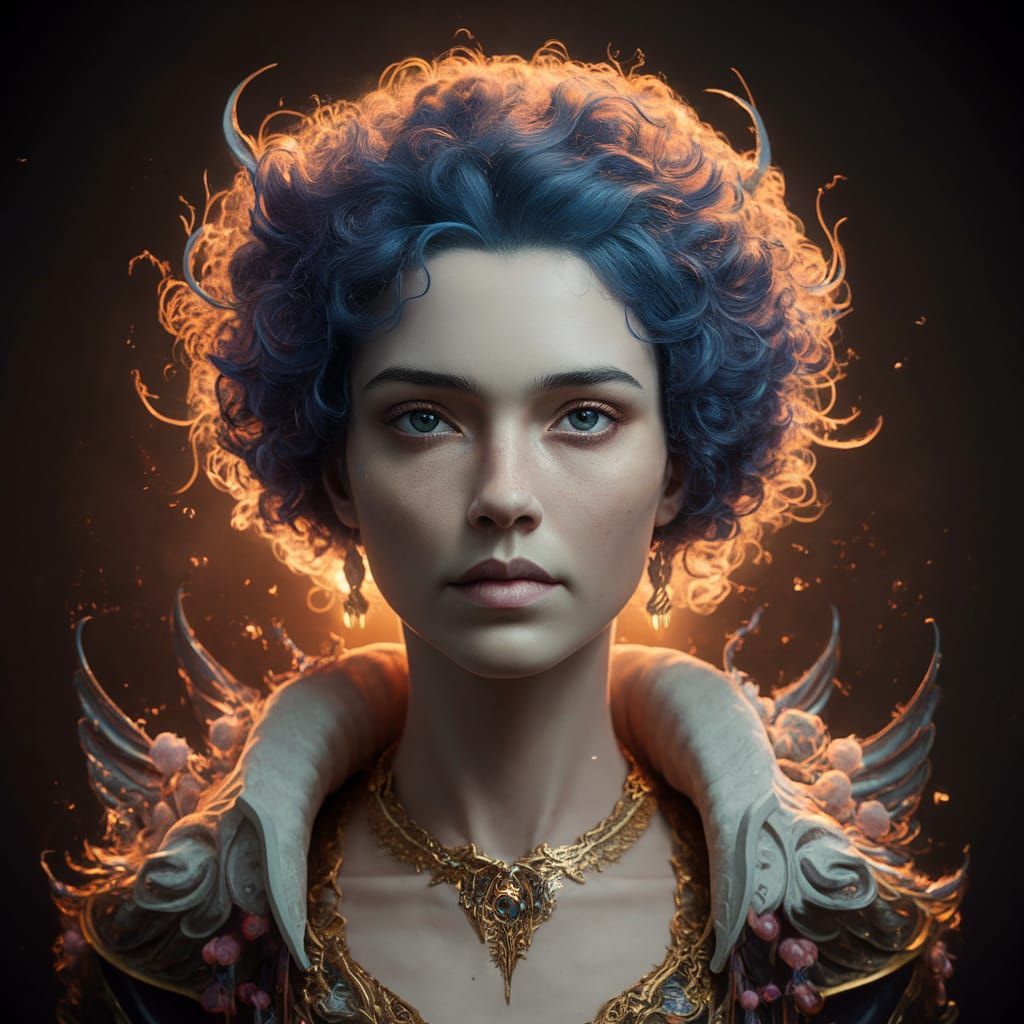 Hyperdetailed Portrait in Dynamic Lighting