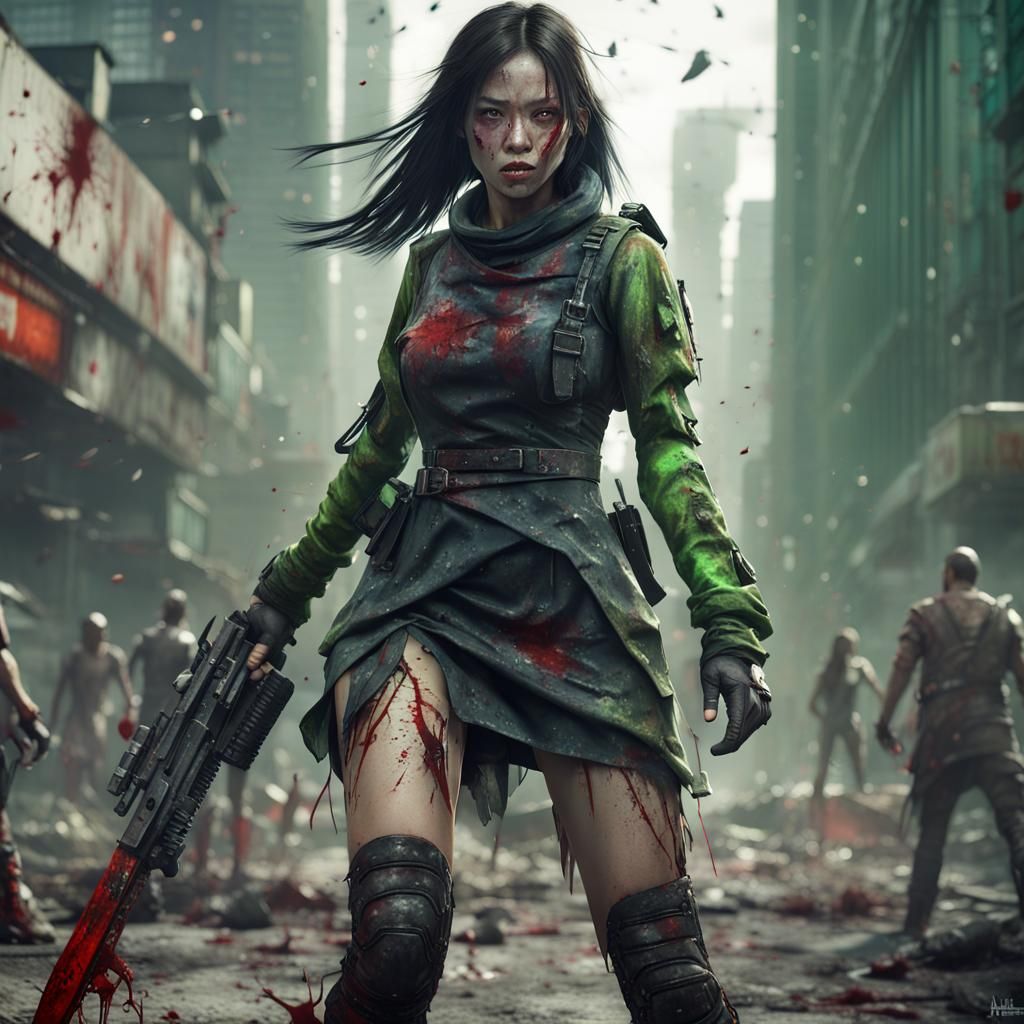 Fighting Zombies lvl 1