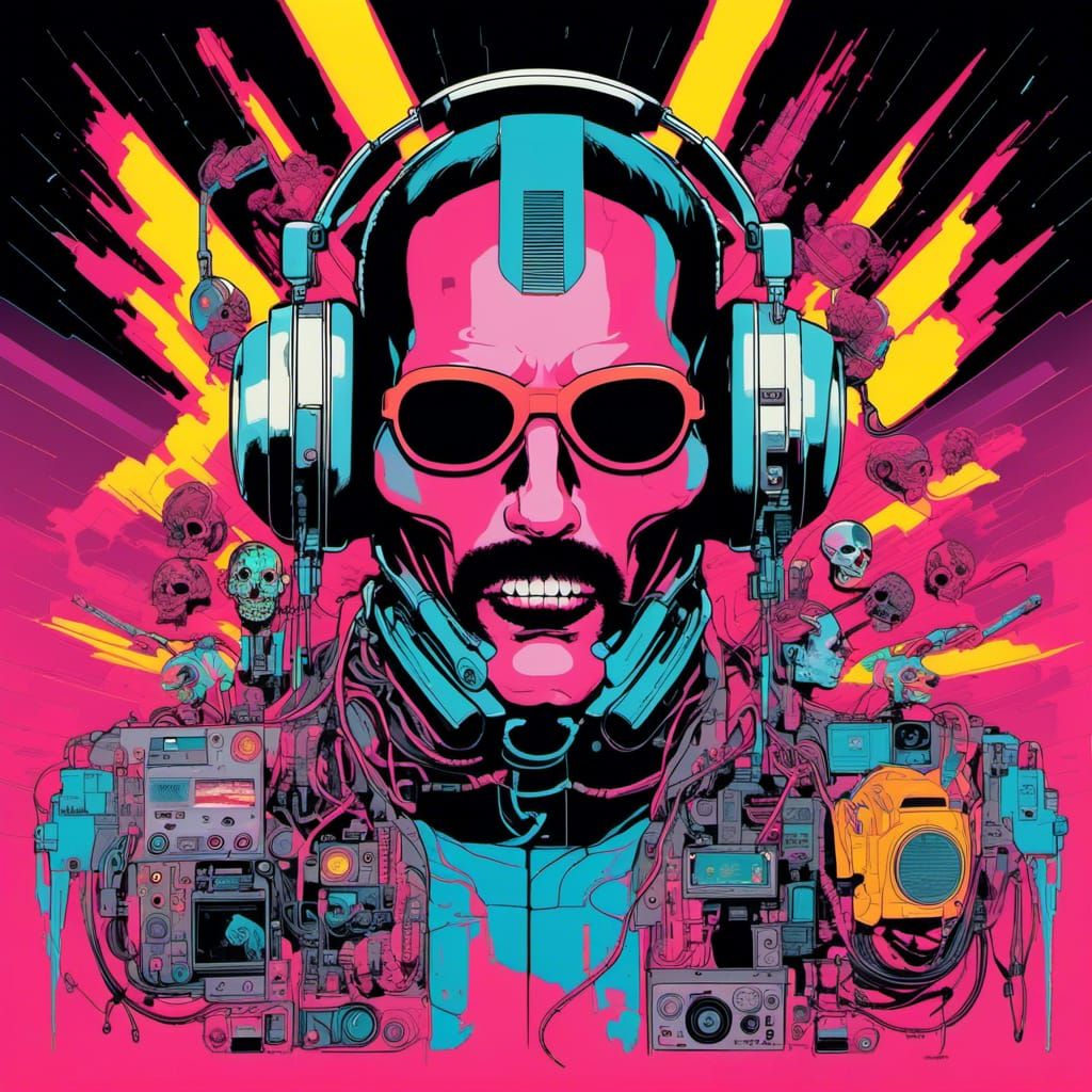 Cyberpunk Album Cover: Best of EDM