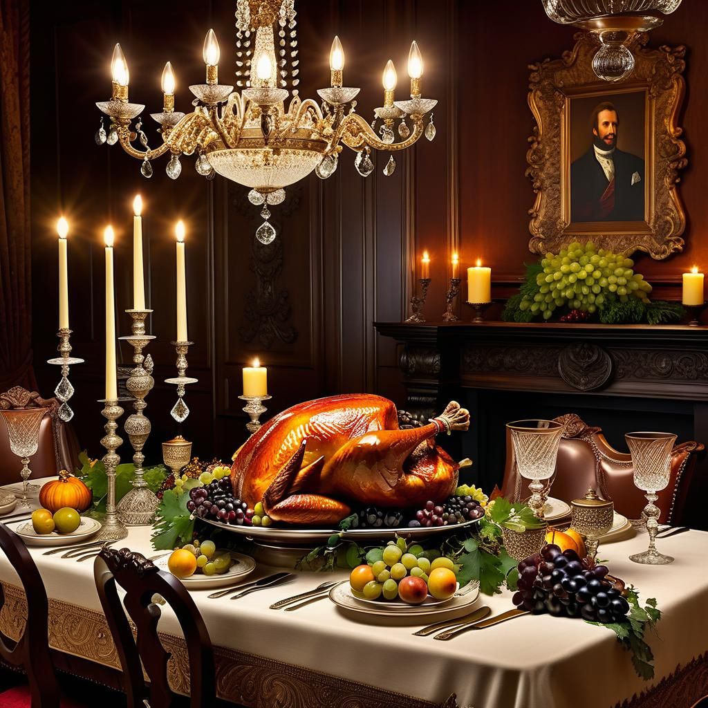 Renaissance Dining Table Still Life Photography