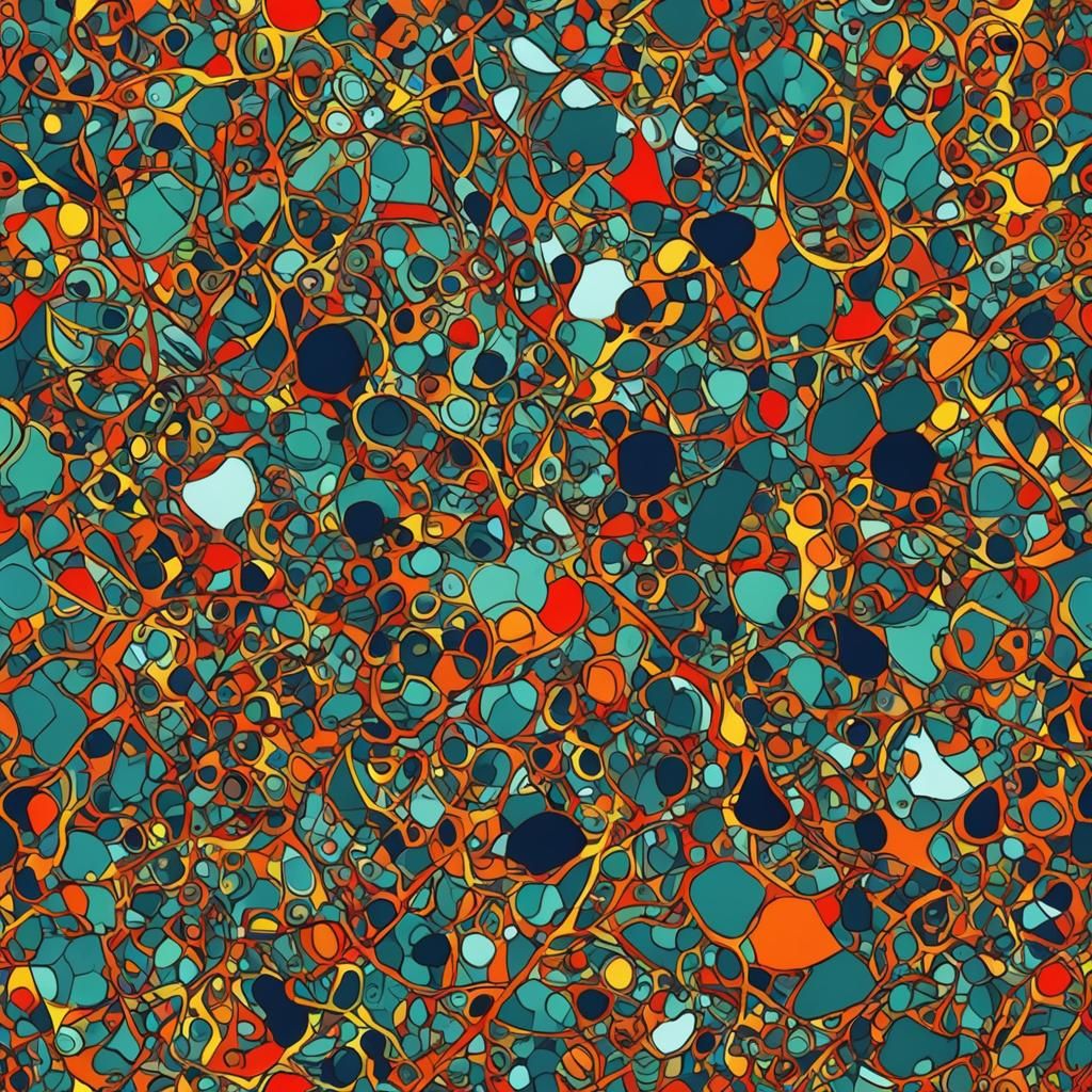 Abstract Art: Visualizing Mental Health with Fine Details