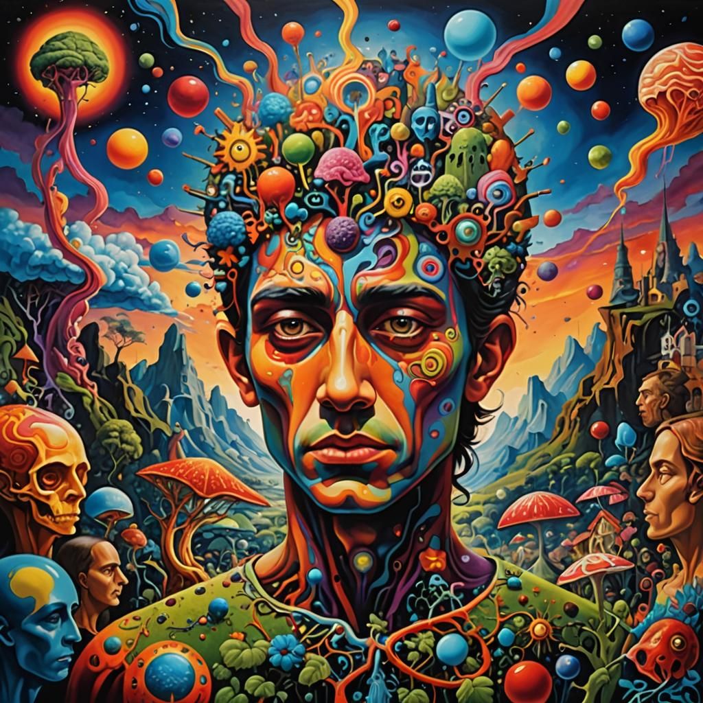Psychedelic Surrealism: The Human Condition Explored