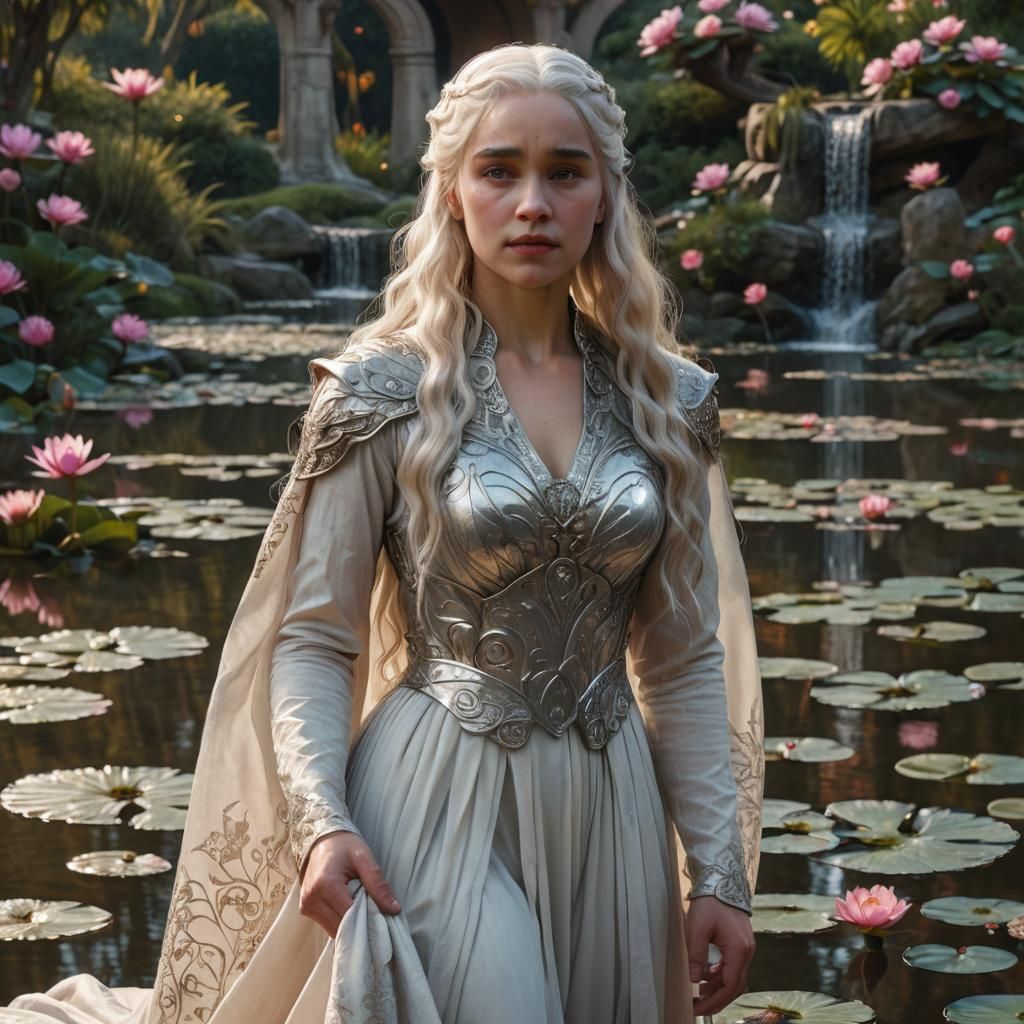 Daenerys Targaryen Art Nouveau Portrait